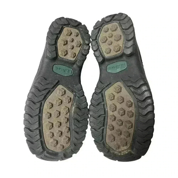 L.L. Bean Men\'s Leather Hiking Boots Dark Brown Lace Up 8.5 main image 7